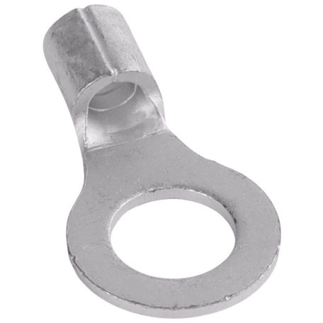Tracon SZ10-4 10mm2, M4, (d1=4,5mm, d2=4,3mm) Szigeteletlen szemes saru, ónozott elektrolitréz