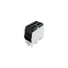   POLLMANN HLAK25-1/2 M2 MINIMODULAR fővezetéki sorkapocs fekete 2080140