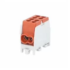   POLLMANN HLAK25-1/2 M2 MINIMODULAR fővezetéki sorkapocs barna 2080139