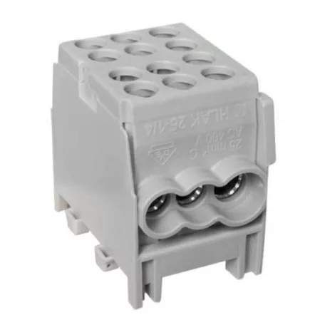POLLMANN HLAK 25-1/4 M2 MINIMODULAR fővezetéki sorkapocs szürke 2080168