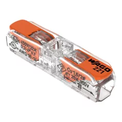   Wago Oldható vezetékösszekötő 20A/300v, 1X0,2-4mm2  221-2411