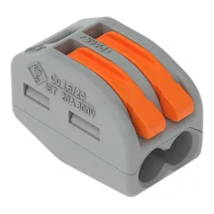   Wago Oldható vezetékösszekötő 32A/400v, 2X0,8-4 mm2Wago 222-412