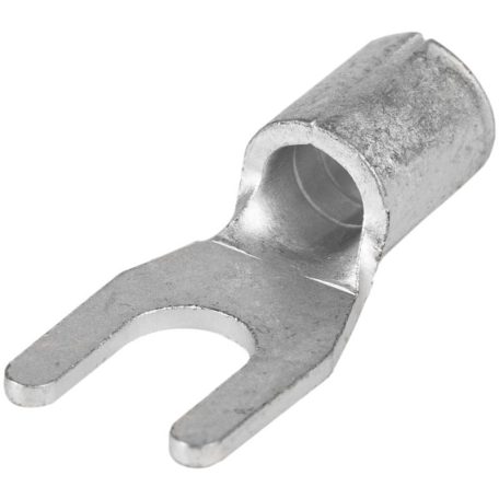 Tracon V1.5-4 1,5mm2, M4, (d1=1,7mm, d2=4,3mm) Szigeteletlen villás saru, ónozott elektrolitréz