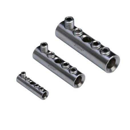 Tracon THCS70 70mm2, (d1=12mm, L=51mm) Szigeteletlen toldóhüvely csavarral, ónozott