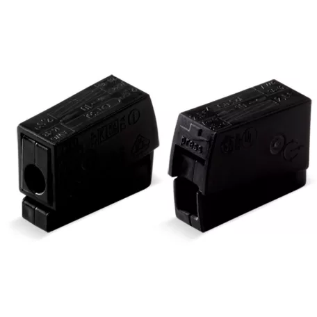 Wago Csillárkapocs 24A 1x1-2,5mm2 fekete 224-104