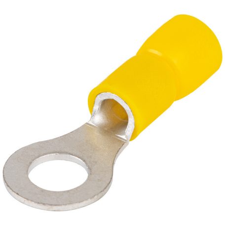Tracon KSZ6 2,5mm2, M6, (d1=2,3mm, d2=6,4mm),PVC Szigetelt szemes saru, ónozott elektrolitréz, kék