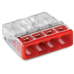   Wago oldható vezetékösszekötő  24A/450v  4x0,5-2,5mm2 2273-204