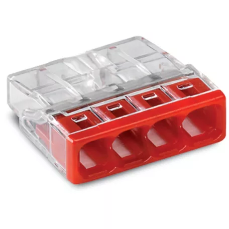 Wago oldható vezetékösszekötő  24A/450v  4x0,5-2,5mm2 2273-204