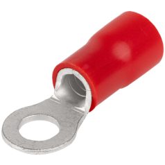   Tracon SSZ5 6mm2, M5, (d1=3,4mm, d2=5,3mm), PVC Szigetelt szemes saru, ónozott elektrolitréz, sárga