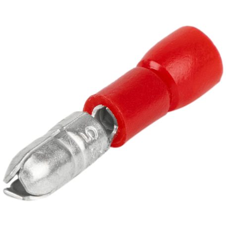 Tracon KV5 2,5mm2, M5, (d1=2,3mm, d2=5,3mm), PVC Szigetelt villás saru, ónozott elektrolitréz, kék