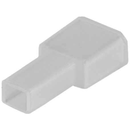Tracon CS6B 6,3×0,8mm, 1-2,5mm2 Szig.tlen rátolható csatlakozó csap, sárgaréz, rögz.csapos