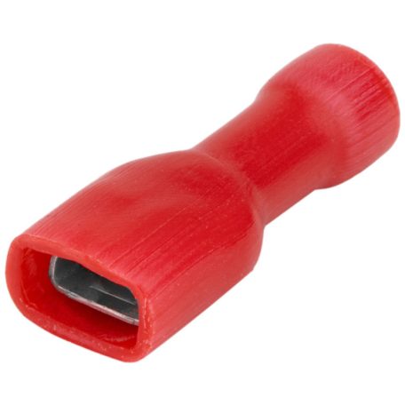Tracon KCS5 4,8×0,8mm, 2,5mm2 Szigetelt rátolható csatlakozó csap, sárgaréz, kék