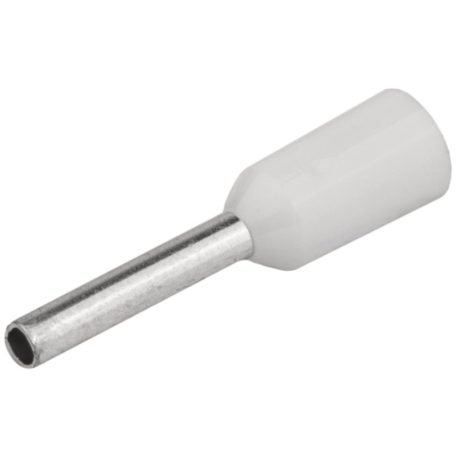 Tracon E010 0,5mm2, L=12mm Szigetelt (PA6.6) érvéghüvely, ónozott elektr.réz, narancs