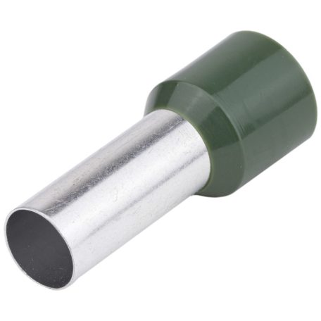 Tracon E29 25mm2, L=35mm Szigetelt (PA6.6) érvéghüvely, ónozott elektrolitréz, fekete