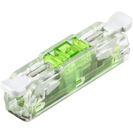 Tracon RVO2,5-8 8×0,5-2,5mm2, 450VAC, max. 16A Csavar nélküli vezetékösszekötő, átlátszó/szürke