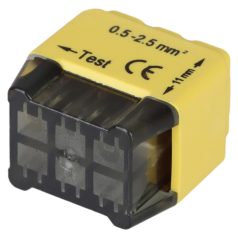   Tracon RVOGTT22 0,5-4(2,5)mm2, 32A, 400VAC 2P Csavar nélküli vezetékösszekötő, toldó, nyitható, átlátszó