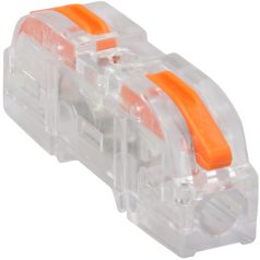   Tracon RVONK8 0,2-2,5mm2, 24A, 450VAC 8P Csavar nélküli vezetékösszekötő, nyitható átlátszó