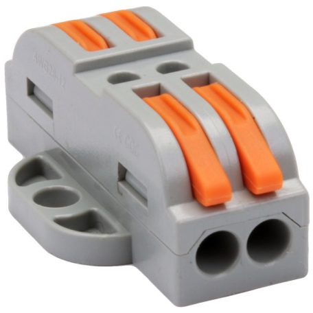 Tracon OVOTT11 0,5-4mm2, 32A, 400VAC 1P Csavar nélküli vezetékösszekötő, toldó, nyitható, átlátszó