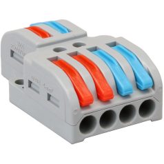   Tracon OVOFT44 0,5-4mm2, 32A, 400VAC 4P Csavar nélküli vezetékösszekötő, toldó, nyitható