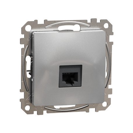 ÚJ SEDNA SDD513461 DIY 1xRJ45 Cat6 UTP aljzat, alumínium