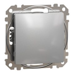   ÚJ SEDNA DIY SDD513101 Egypólusú kapcsoló, rugós bekötés, 10AX, alumínium