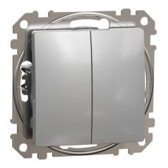   ÚJ SEDNA DIY SDD513105 Csillárkapcsoló, rugós bekötés, 10AX, alumínium