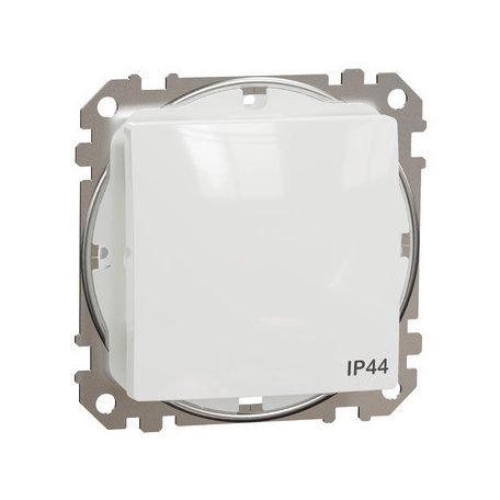 ÚJ SEDNA SDD211101 Egypólusú kapcsoló, rugós bekötés, 10AX, IP44, fehér