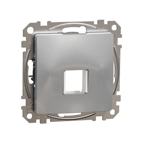 ÚJ SEDNA SDD113421 1xRJ45 adapter, Keystone betétekhez, alumínium