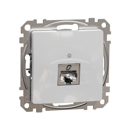 ÚJ SEDNA SDD113466S 1xRJ45 Cat6A STP aljzat, alumínium