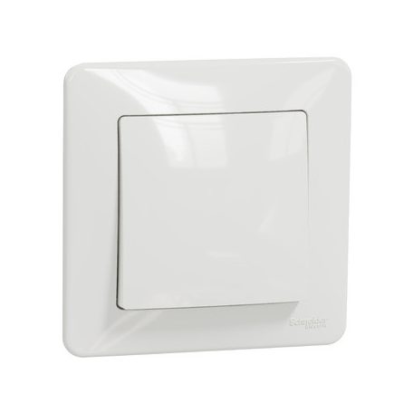 ÚJ SEDNA DIY SDD711196 Váltókapcsoló, rugós bekötés, 10AX, fehér (5 db)