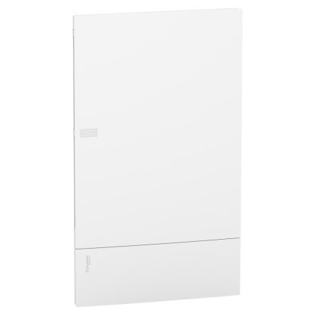 MINI PRAGMA MIP30312 Kiselosztó homloklap, teli ajtó, süllyesztett, 3x12 modul, PEN sín, fehér