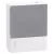 RESI9 MP MIP12106T Mini Pragma Kiselosztó, tejüveg hatású átlátszó ajtó, falon kívüli, 1x6 modul, PEN sín, fehér