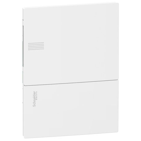 RESI9 MP MIP22106 Mini Pragma Kiselosztó, teli ajtó, süllyesztett, 1x6 modul, PEN sín, komplett, fehér