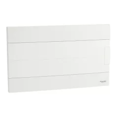   EASY9 EU Kiselosztó, 18 modul EZ9EUB118, PE+N sínnel, teli ajtóval, süllyesztett