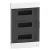 EASY9 EU Kiselosztó, 36 modul EZ9EUA312, PE+N sínnel, füstszínű ajtóval, süllyesztett