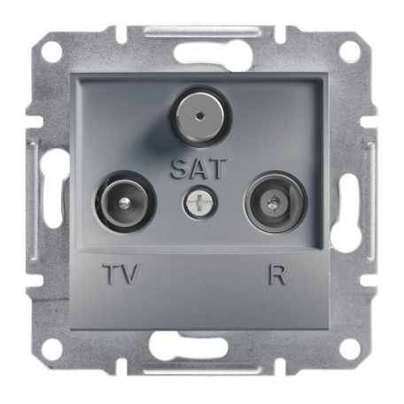 ASFORA EPH3500162 TV/R/SAT aljzat, végzáró, 1 dB, acél