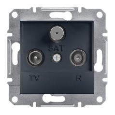 ASFORA EPH3500271 TV/R/SAT aljzat, átmenő, 4 dB, antracit