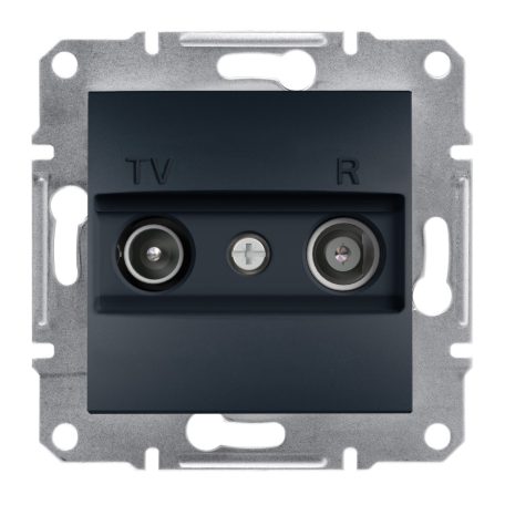 ASFORA EPH3300171 TV/R aljzat, végzáró, 1 dB, antracit
