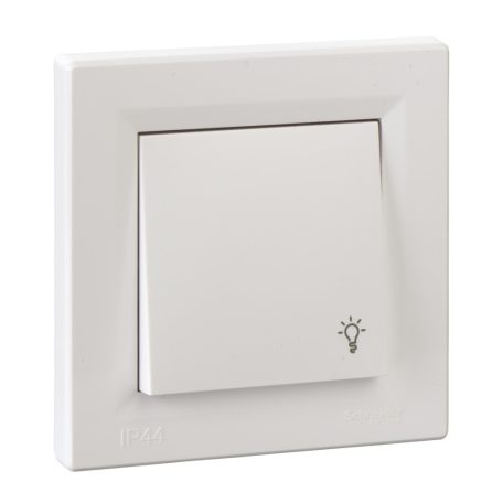 ASFORA EPH0900221 Egypólusú nyomó, lámpajel - IP44, fehér