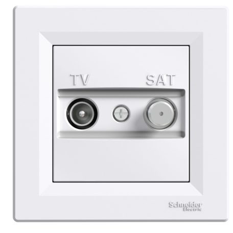 ASFORA EPH3400421 TV/SAT aljzat, végzáró, INDIV., 1 dB, fehér