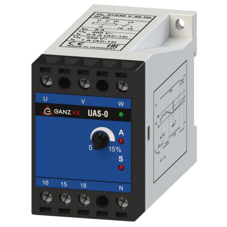 UAS-O/3X230V/400V AC háromfázisú feszültségrelé 740-8080-600