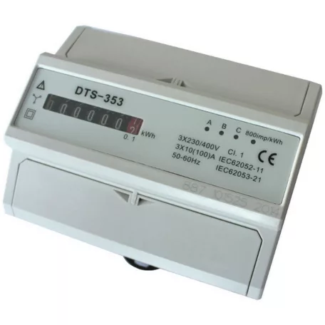 3 pólusú elektromechanikus almérő DIN sínre 3, szürke 5261H