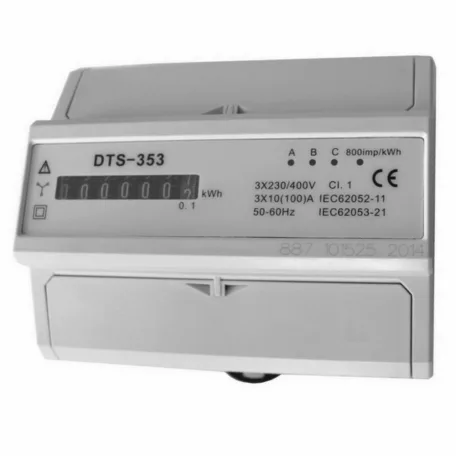 3 pólusú elektromechanikus almérő DIN sínre 3, szürke 5261H