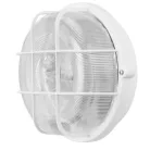 Hajólámpa, kerek, műanyagráccsal 100W, fehér 0590095555