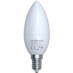   L2H Pro E14 4.5W 345lm okos izzó gyertya 2700-6500K + RGB 8014H