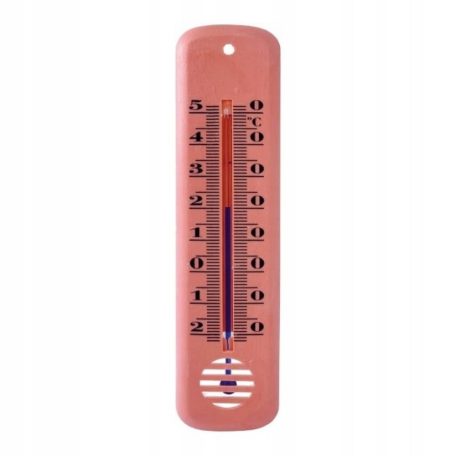 Hőmérő beltéri 35x145 mm barna 3000129