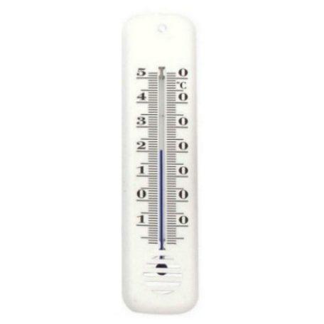 Hőmérő beltéri 35x145 mm fehér 3000136