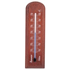 Hőmérő beltéri fa 40x150mm dió 3000068