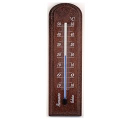 Hőmérő beltéri fa 40x150mm mahagóni 3000075