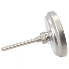 Hőmérő grill füstölő ezüst metál 3000877